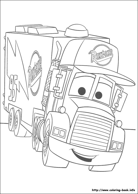 Cars coloring picture