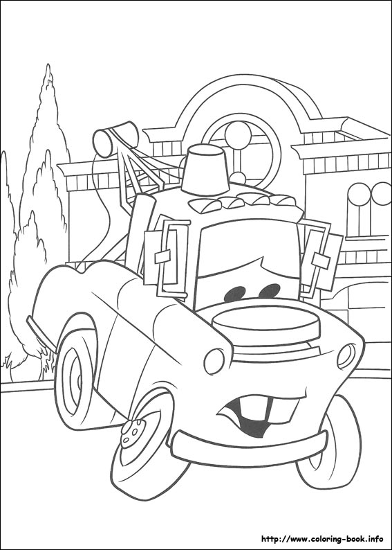 Cars coloring picture