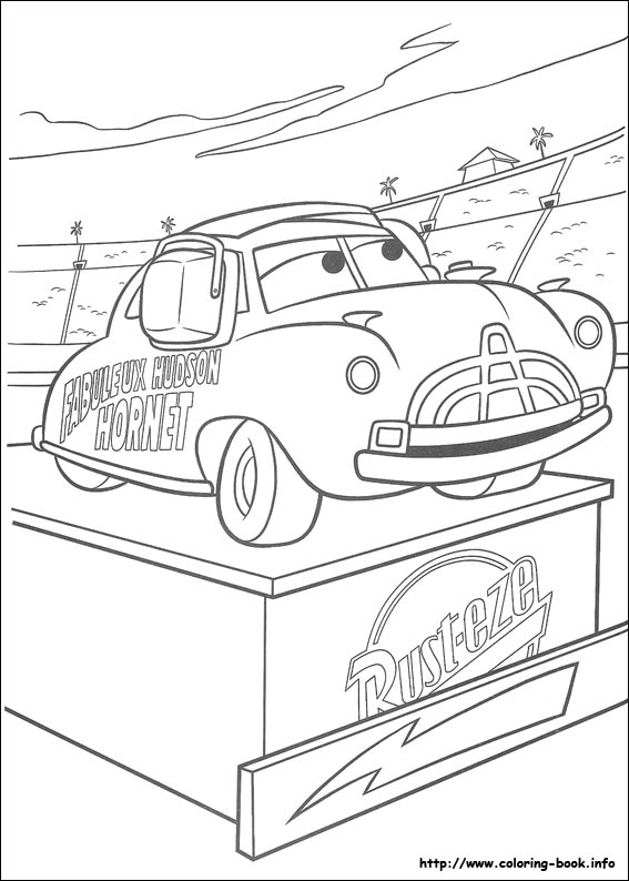 Cars coloring picture