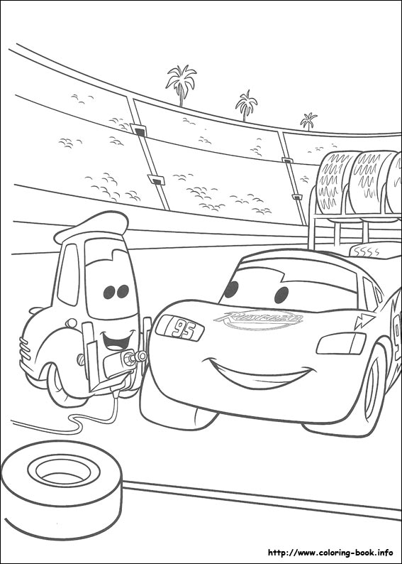 Cars coloring picture