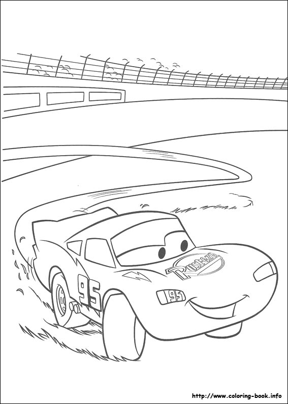 Cars coloring picture