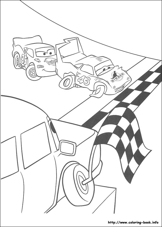 Cars coloring picture