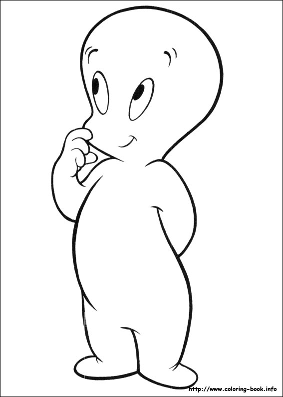 Casper coloring picture