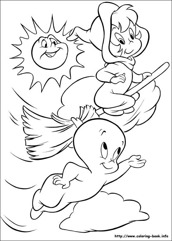 Casper coloring picture