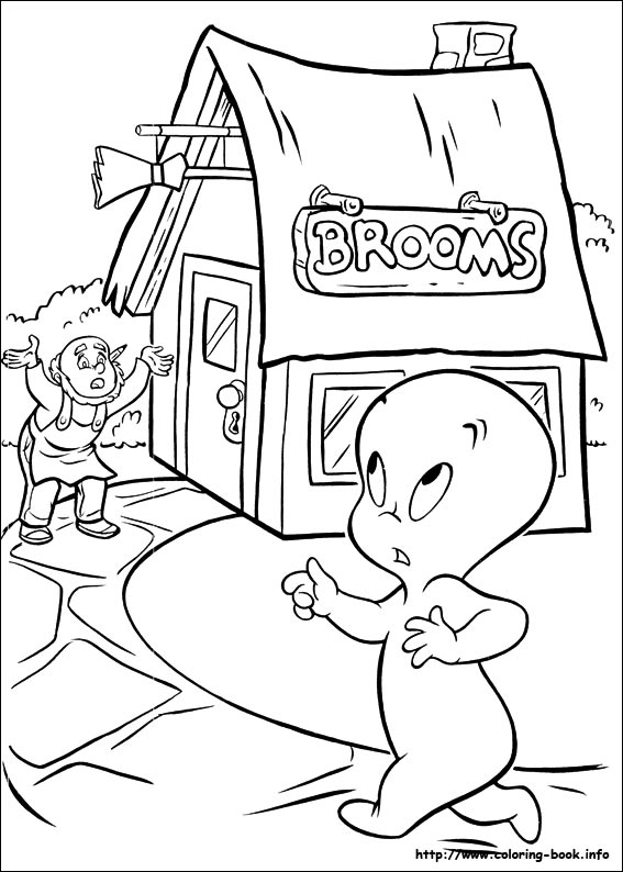 Casper coloring picture