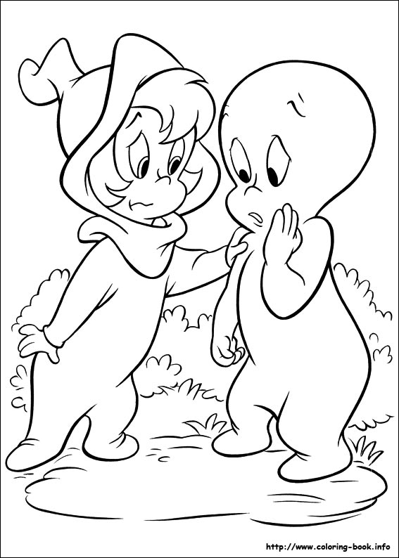 Casper coloring picture