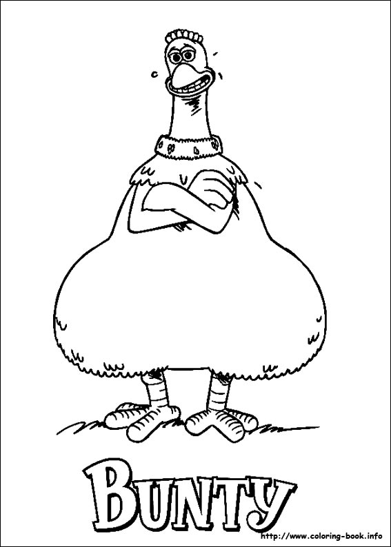 Chicken Run coloring picture