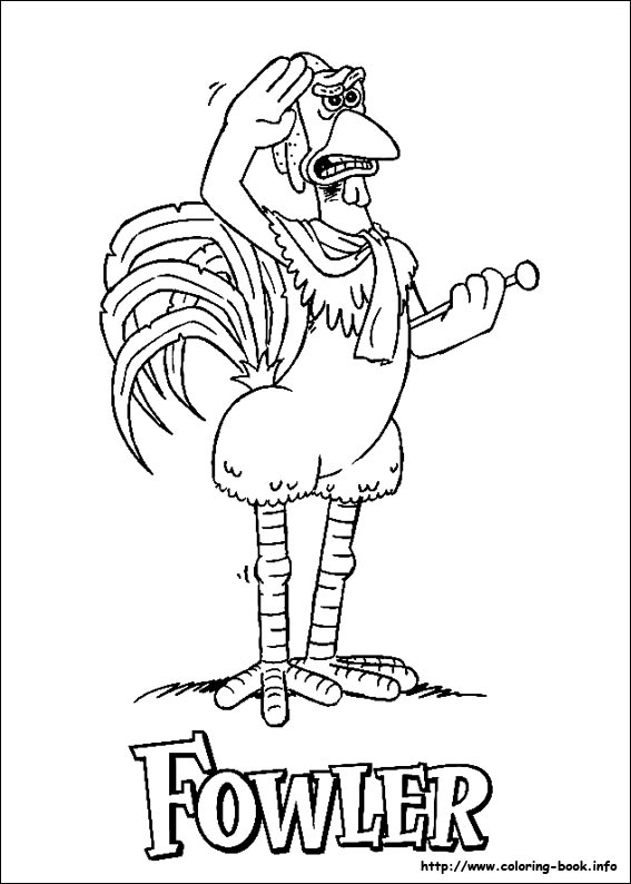 Chicken Run coloring picture