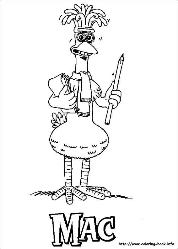 Chicken Run coloring picture