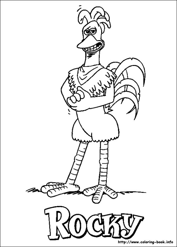 Chicken Run coloring picture