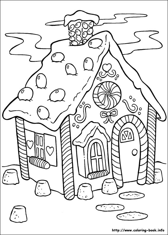 Christmas coloring picture