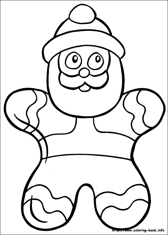 Christmas coloring picture