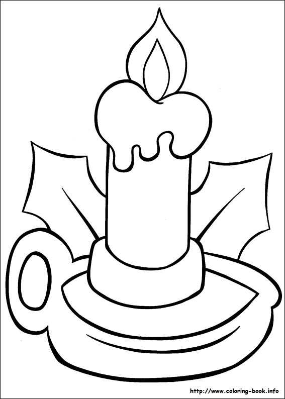 Christmas coloring picture