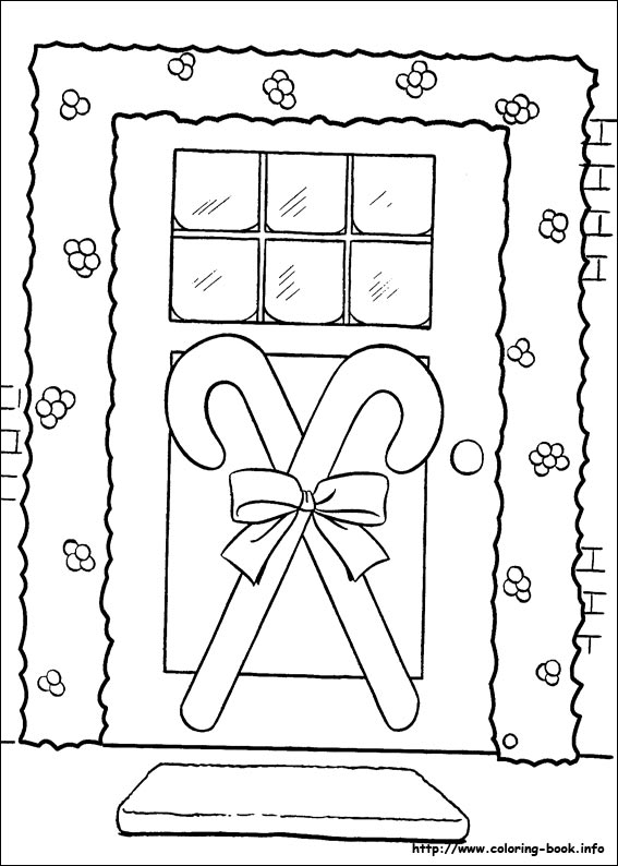 Christmas coloring picture