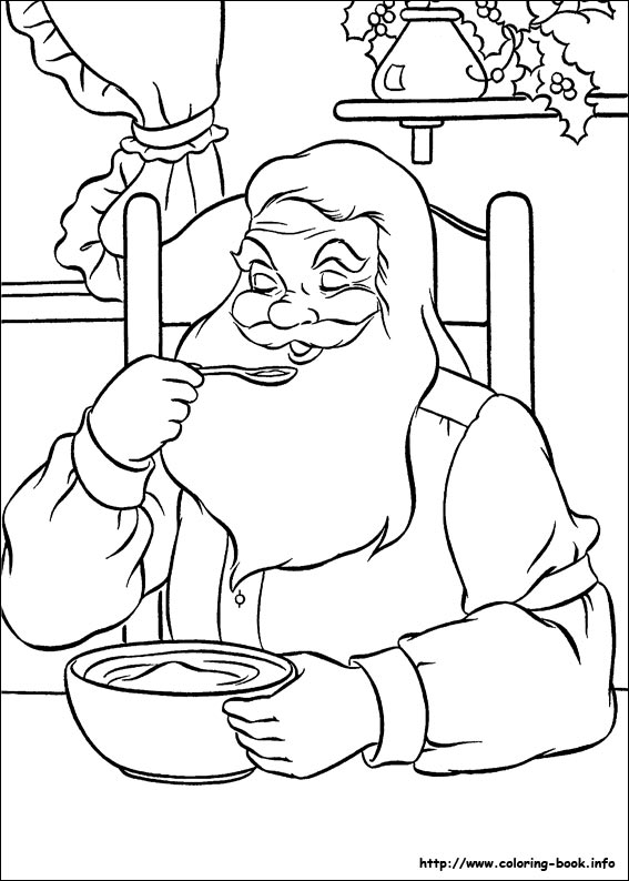 Christmas coloring picture