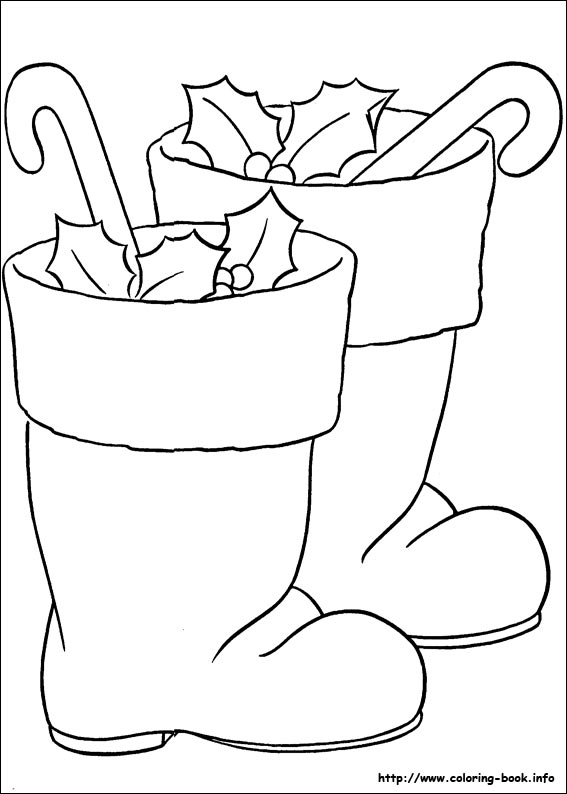 Christmas coloring picture