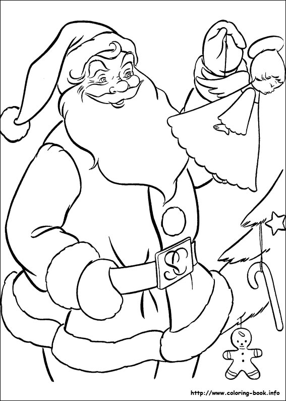 Christmas coloring picture