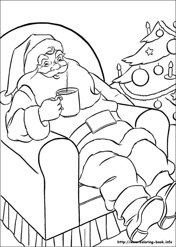 Christmas coloring picture