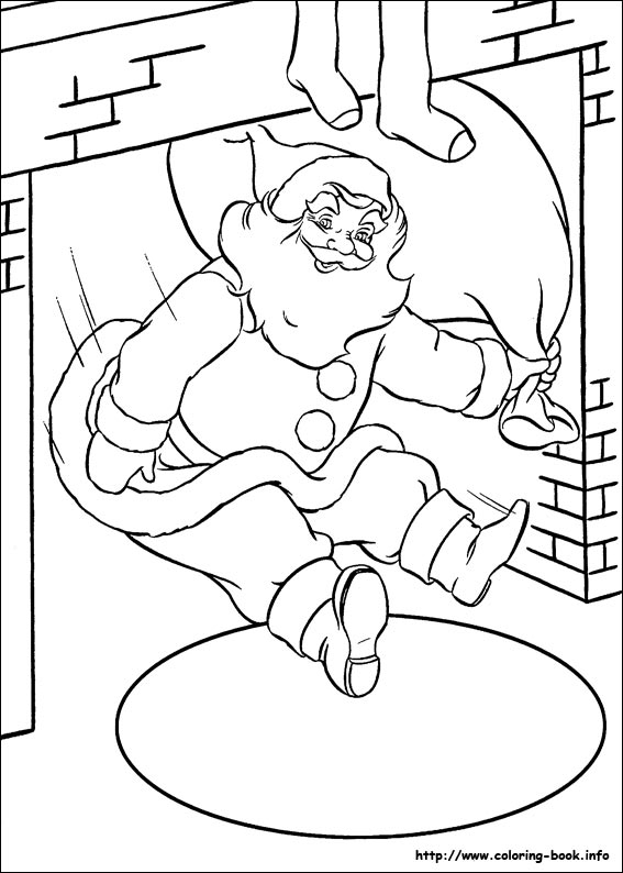 Christmas coloring picture