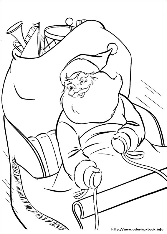 Christmas coloring picture