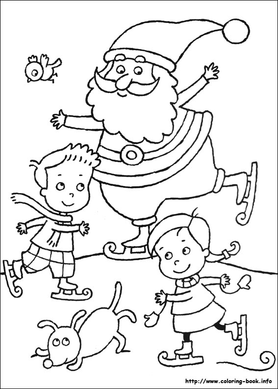 Christmas coloring picture