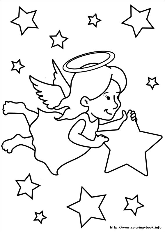 Christmas coloring picture