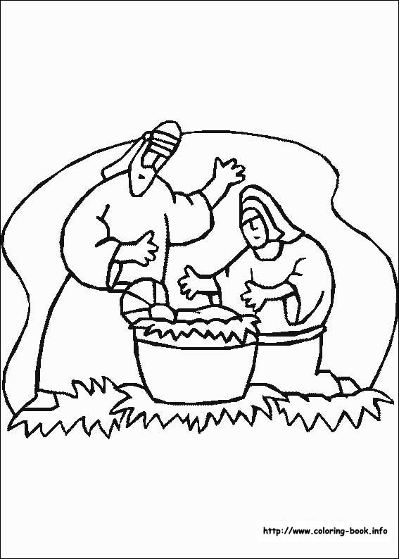 Christmas coloring picture