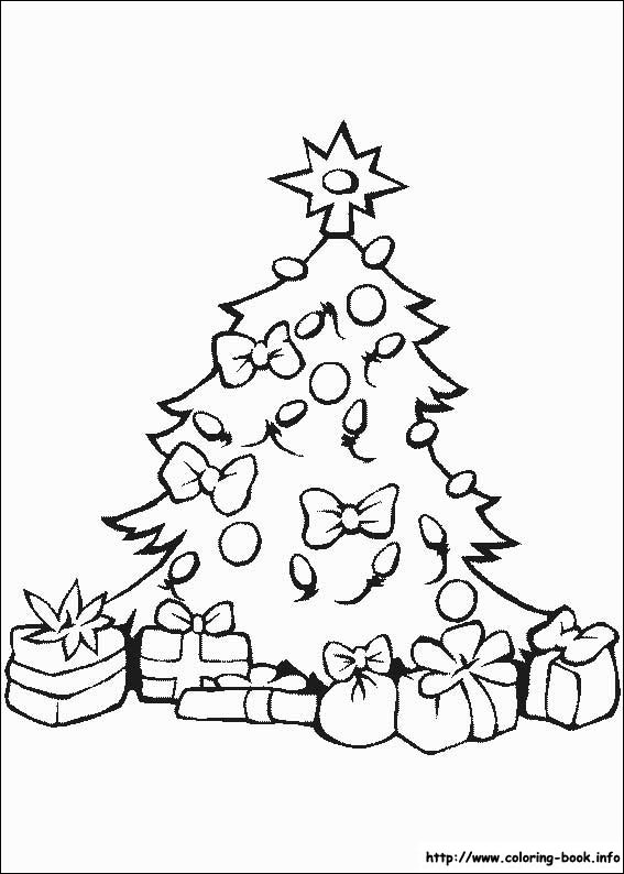 Christmas coloring picture