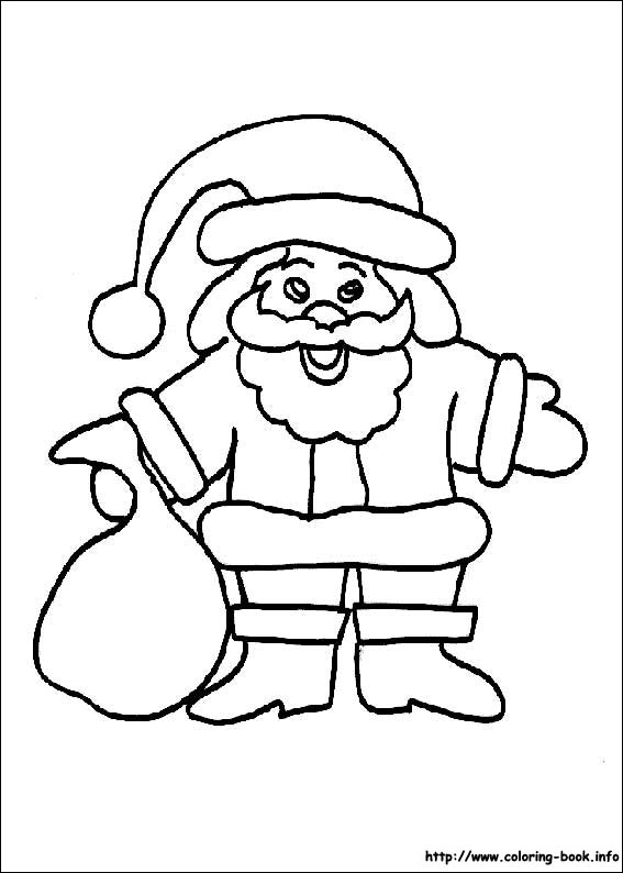 Christmas coloring picture