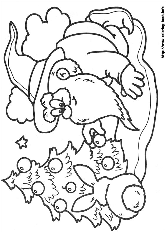 Christmas coloring picture