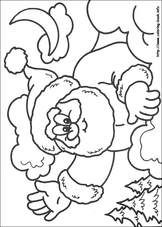 Christmas coloring picture