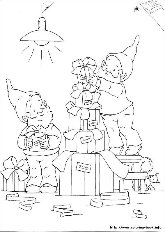 Christmas coloring picture