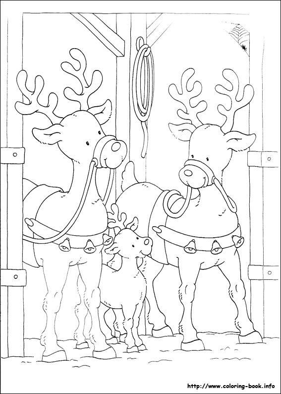 Christmas coloring picture