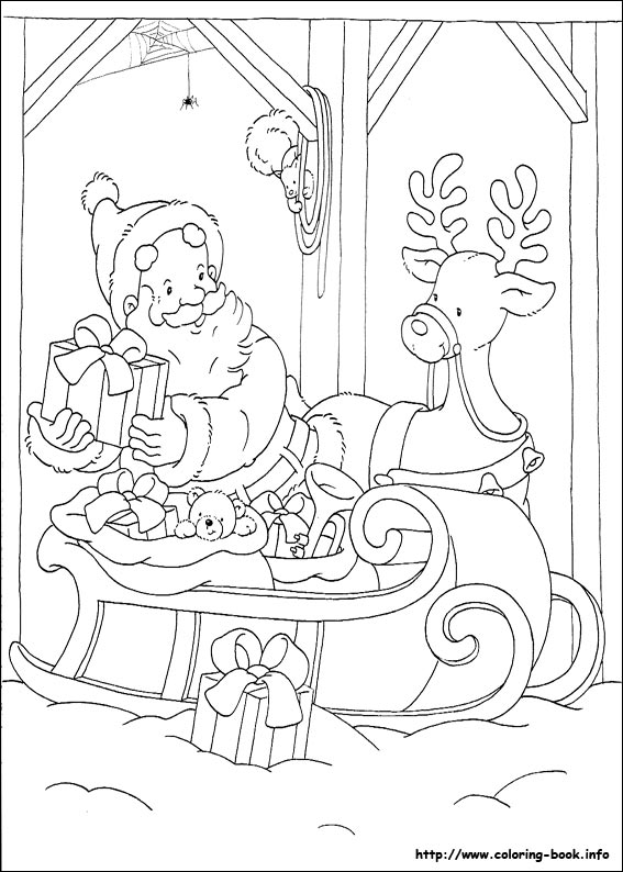 Christmas coloring picture