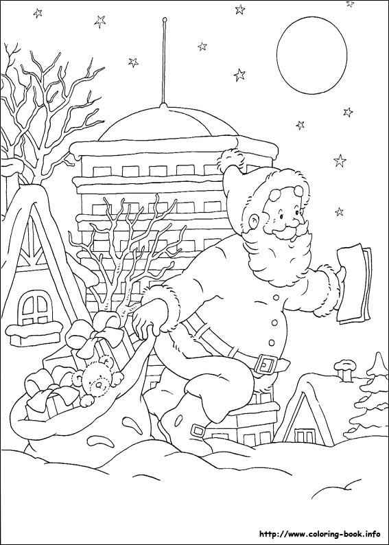 Christmas coloring picture