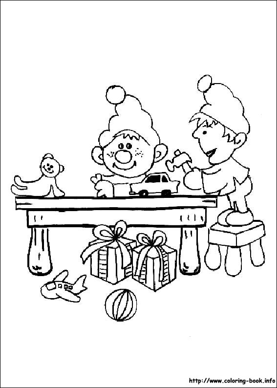 Christmas coloring picture