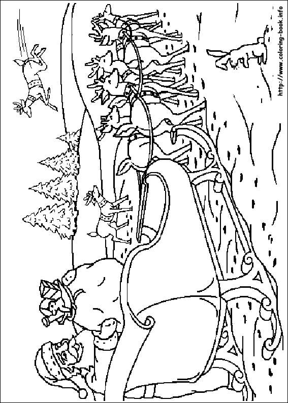 Christmas coloring picture