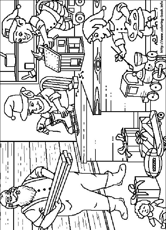 Christmas coloring picture