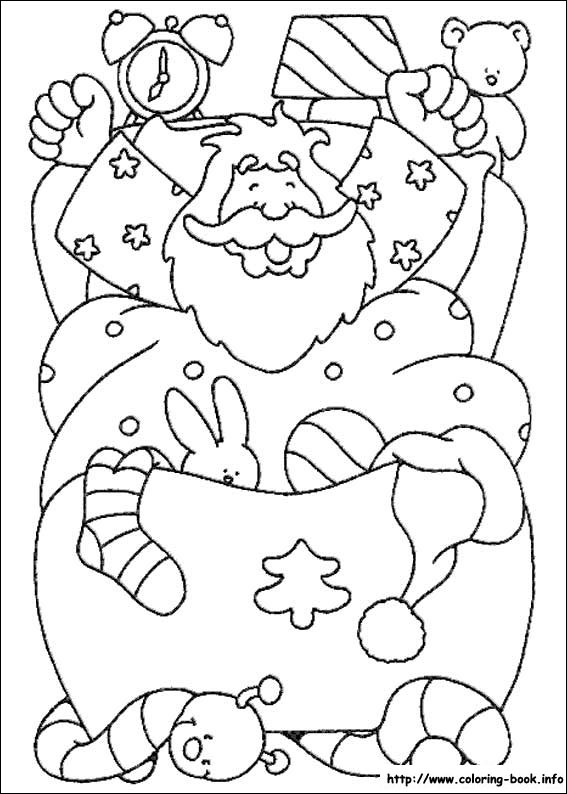 Christmas coloring picture