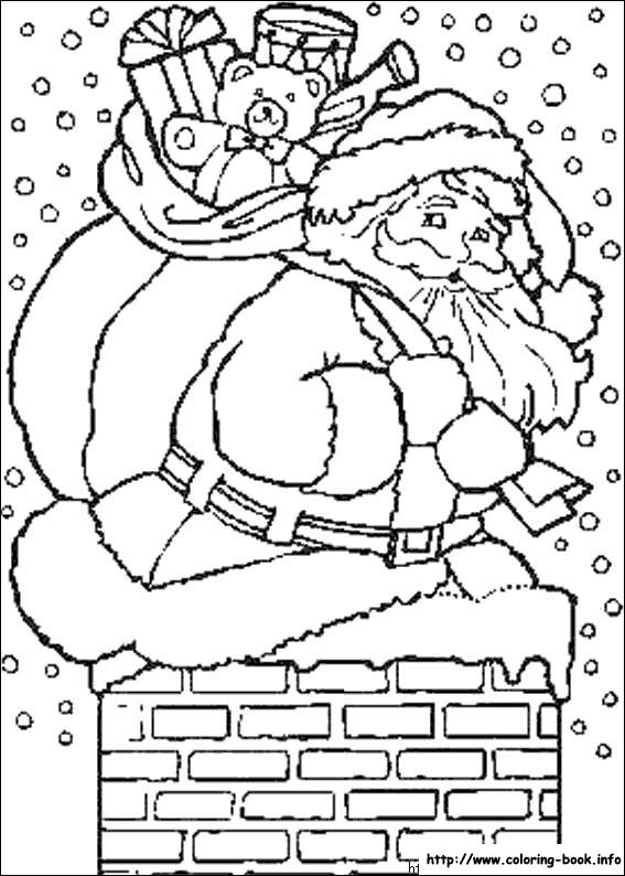 Christmas coloring picture