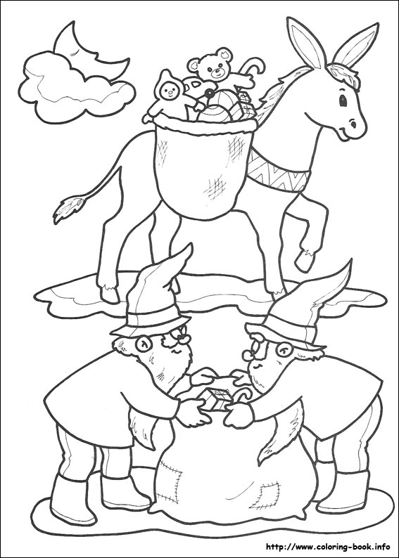 Christmas coloring picture