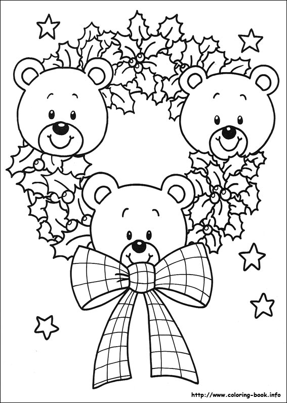 Christmas coloring picture