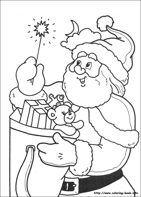 Christmas coloring picture