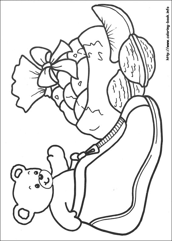 Christmas coloring picture