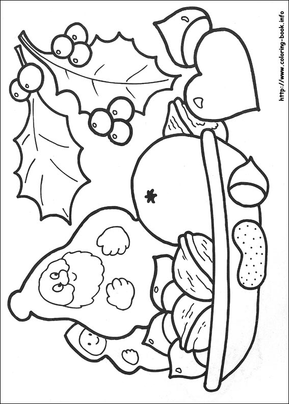 Christmas coloring picture