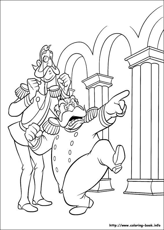 Cinderella coloring picture