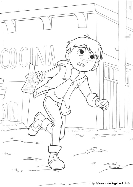 Coco coloring picture