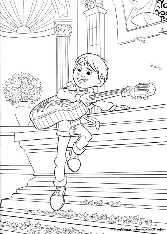 Coco coloring picture