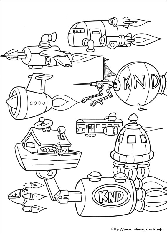 Codename: Kids Next Door coloring picture