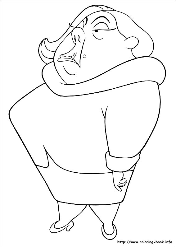 Curious George coloring picture